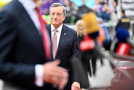 Draghi arrivato a Castello Praga per vertice informale Ue © AFP
