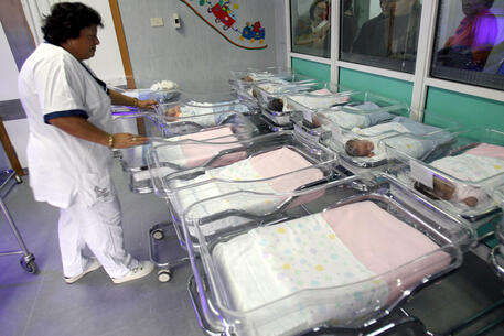La nursery di un ospedale © ANSA
