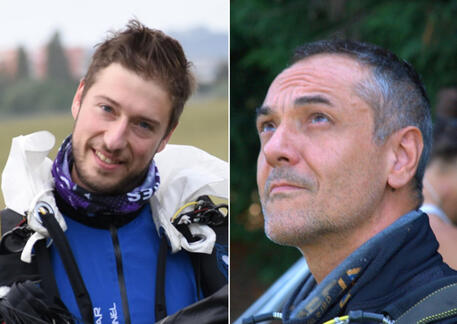 I paracadutisti morti  Gabriele Grossi e Fabrizio Del Giudice © ANSA