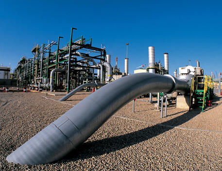 Gasdotto in Libia. Immagine d'archivio © ANSA