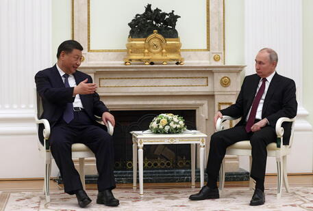 Putin e Xi al Cremlino © ANSA