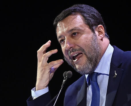 Il ministro delle Infrastrutture e vicepremier Matteo Salvini © ANSA