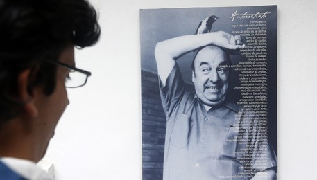 Un'immagine di Pablo Neruda (ANSA)
