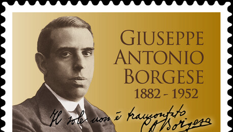 Un francobollo per lo scrittore Giuseppe Antonio Borgese (ANSA)
