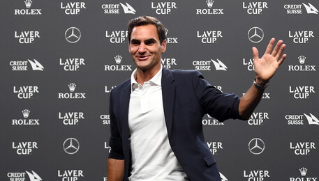 Tennis Laver Cup Roger Federer press conference (ANSA)