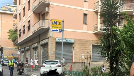 Incidente in Via San Martino Genova (ANSA)