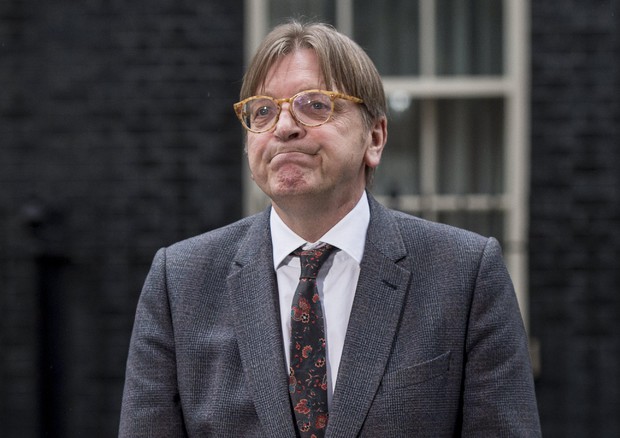 David Davis mets Guy Verhofstadt in Downing Street (foto: EPA)