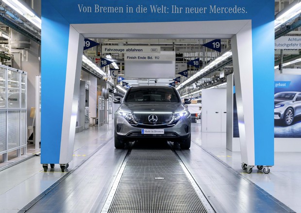 Mercedes Benz, al via a Brema produzione elettrica EQC © ANSA