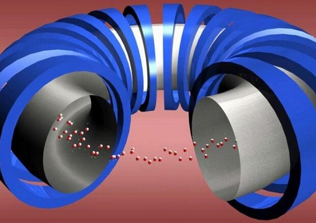Rappresentazione grafica della macchina sperimentale per la fusione nucleare Dtt (fonte: Enea/DTT) (ANSA)