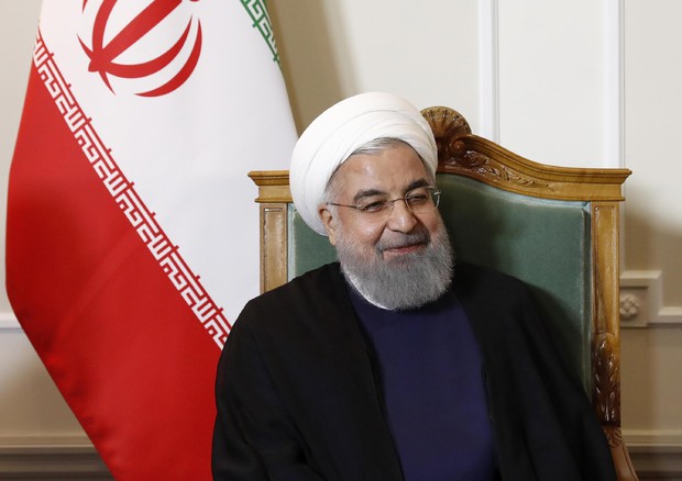Hassan Rouhani, il presidente dell'Iran (foto: EPA)
