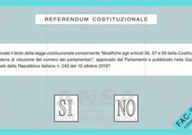 Referendum confermativo, si decide taglio di 345 parlamentari © Ansa