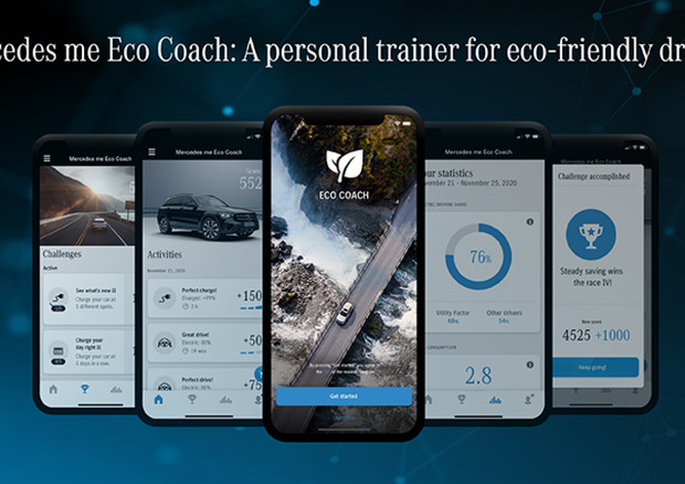 Mercedes Eco Coach, personal trainer per guida eco-friendly © ANSA