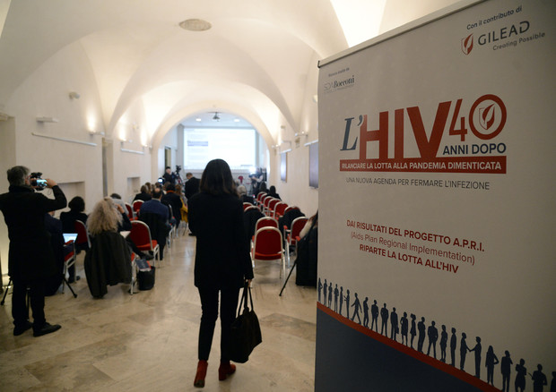 Convegno 'L'HIV 40 anni dopo. Rilanciare la lotta alla pandemia dimenticata'. © ANSA