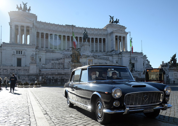 La Lancia Flaminia si prepara per il nuovo presidente © ANSA