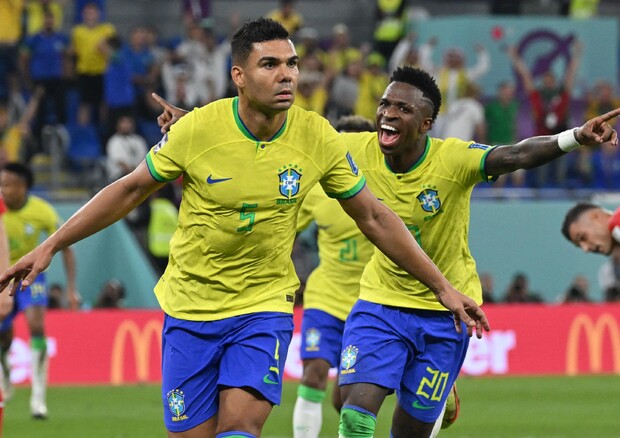 Mondiali: Casemiro porta il Brasile negli ottavi (foto: AFP)
