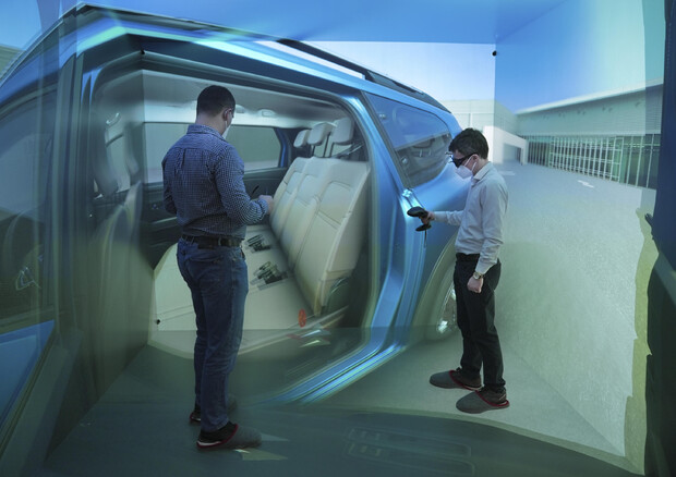 Dacia Jogger, la realtà virtuale per sviluppare la modularità © ANSA
