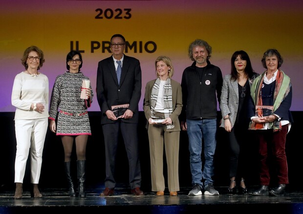 I Premiati dell'evento Coop 'Close the gap 2023' presso il Teatro Litta a Milano © ANSA