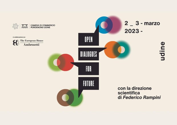 Locandina di Open Dialogues for Future al via domani a Udine © ANSA