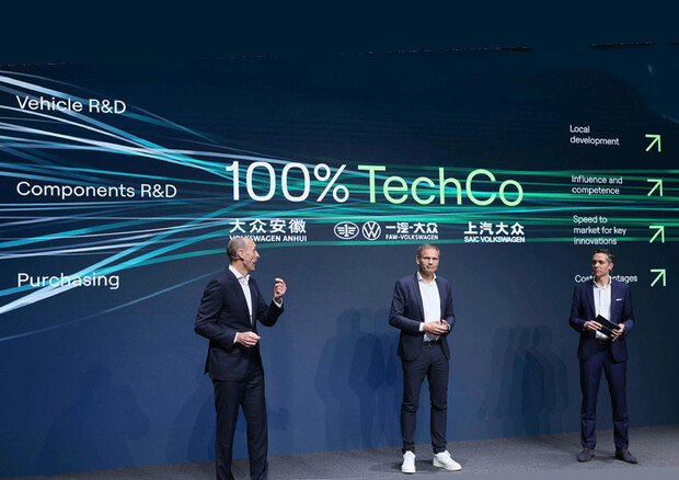 Nasce 100%TechCo, nuova unità operativa Volkswagen in Cina (ANSA)