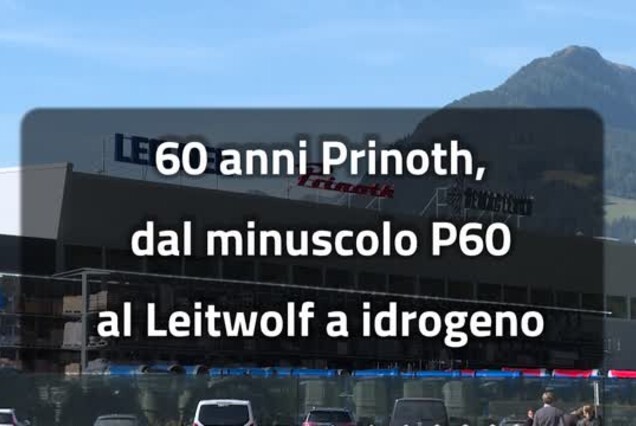 60 anni Prinoth, dal minuscolo P60 al Leitwolf a idrogeno (ANSA)