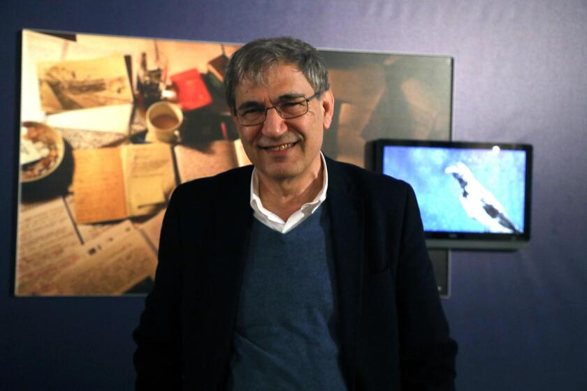 Orhan Pamuk exhibition in Milan - RIPRODUZIONE RISERVATA