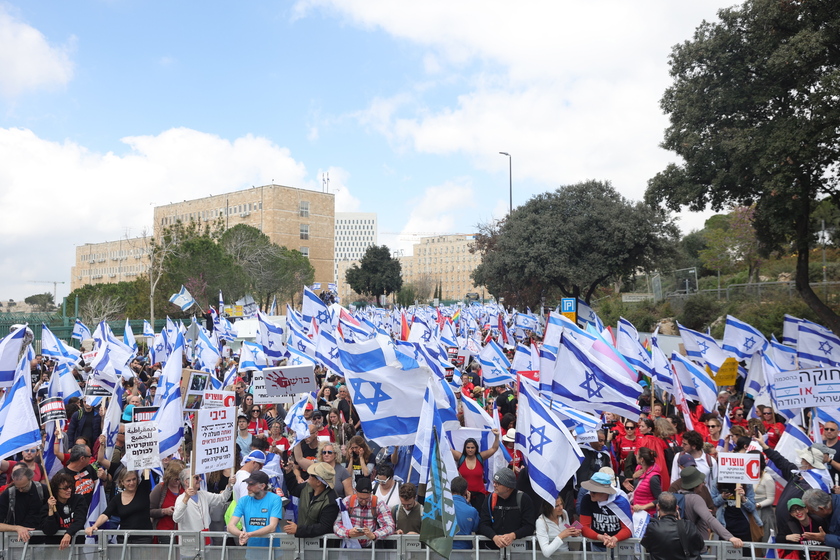 Mass protests against judicial reform continue in Israel - RIPRODUZIONE RISERVATA