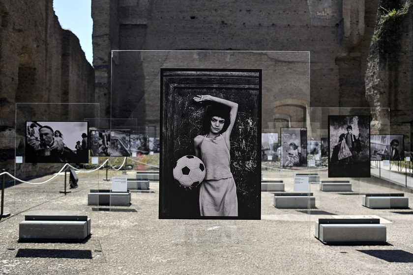 Letizia Battaglia exhibition at Baths of Caracalla in Rome - RIPRODUZIONE RISERVATA