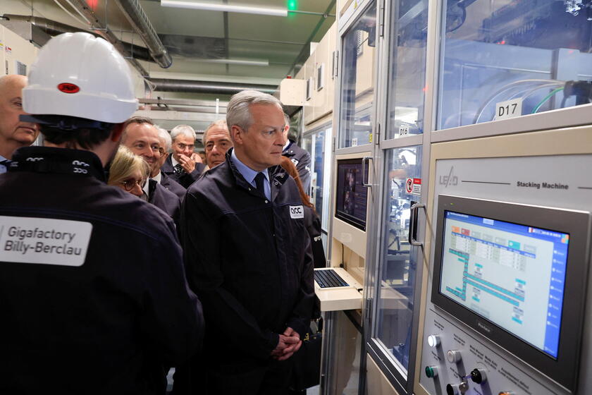 ACC inaugurates its gigafactory in northern France © ANSA/EPA
