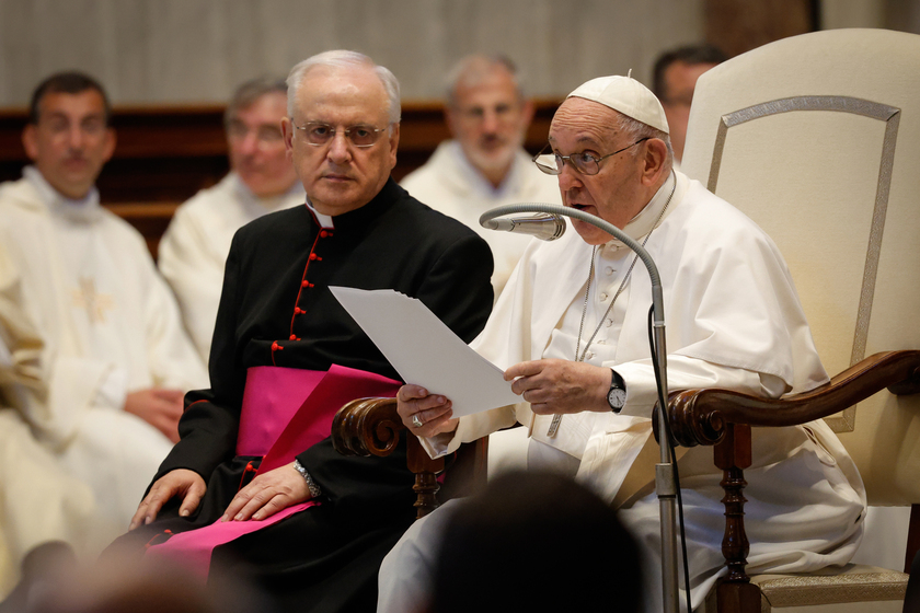 Papa riceve in udienza i pellegrini da Concesio e Sotto il Monte - RIPRODUZIONE RISERVATA