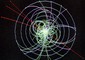 Simulazione di un probabile evento spia dell’esistenza del bosone di Higgs condotta con l’acceleratore Lhc (fonte: CERN) © Ansa