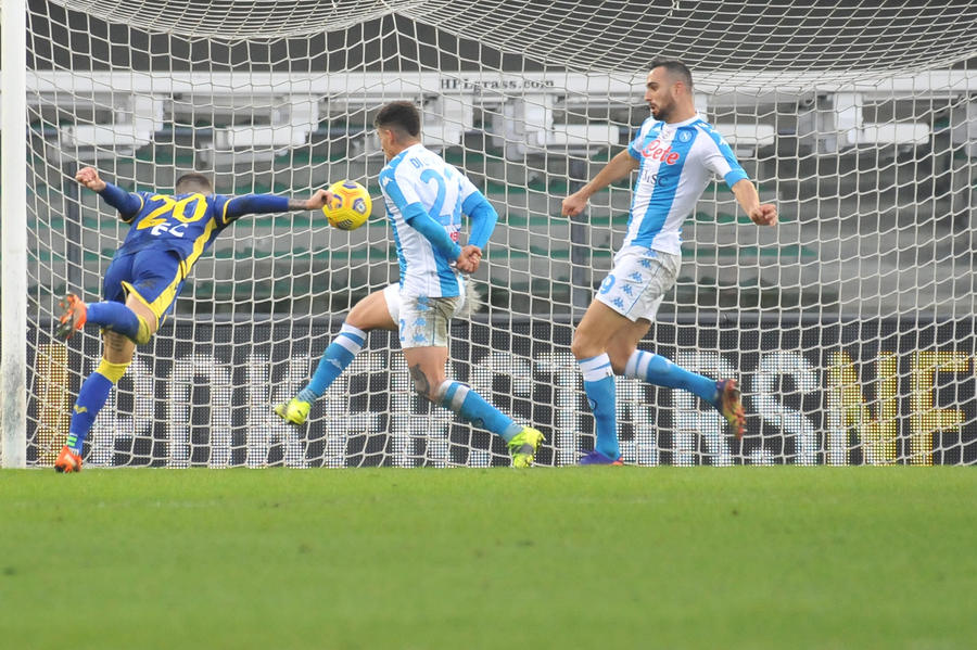 Soccer: Serie A;Hellas Verona vs Napoli Calcio © Ansa