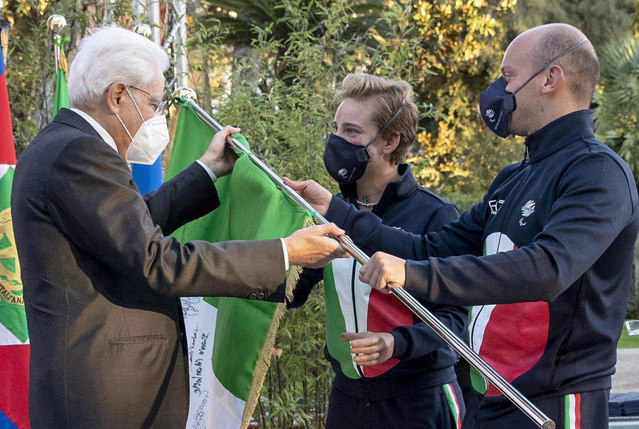 Mattarella riceve al Quirinale i medagliati olimpici e paralimpici © Ansa