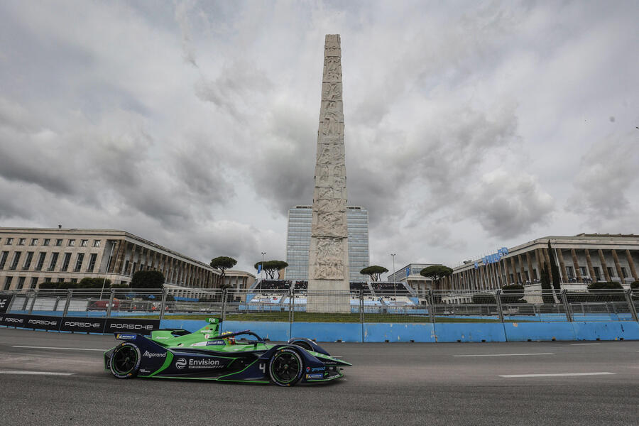 Formula E Rome ePrix auto race in Rome E.U.R. © 