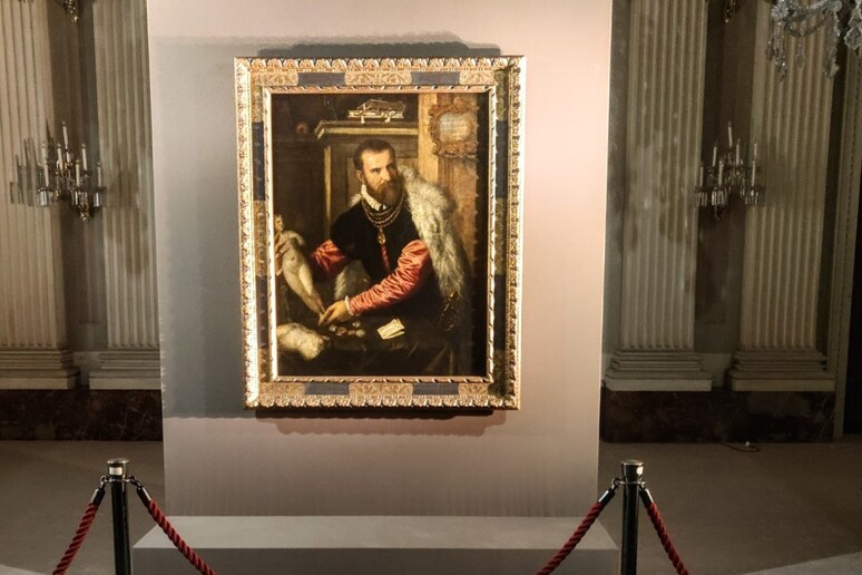 Il ritratto di Jacopo Strada di Tiziano a Palazzo Pitti - RIPRODUZIONE RISERVATA