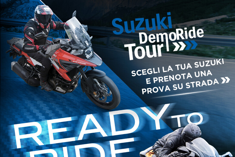 Suzuki, tutti in sella con il Demo Ride Tour 2021 - RIPRODUZIONE RISERVATA