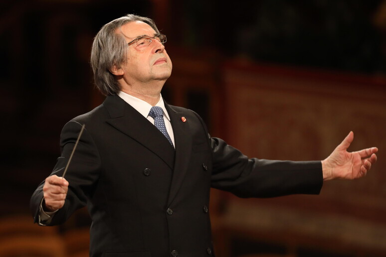 Il maestro Riccardo Muti - RIPRODUZIONE RISERVATA