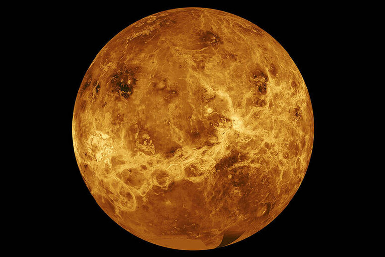Immagine composita del pianeta Venere ottenuta dai dati delle missioni Magellan e Pioneer Venus Orbiter (fonte: NASA/JPL-Caltech) - RIPRODUZIONE RISERVATA