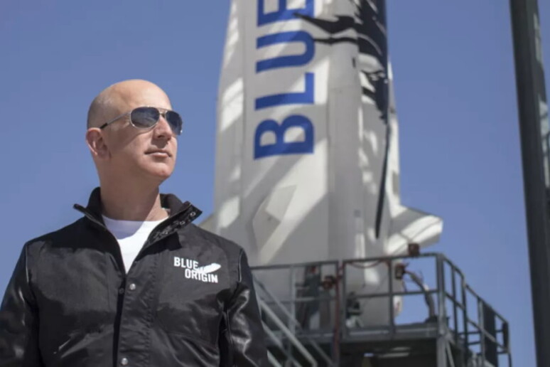 Tutto pronto per il volo suborbitale del miliardario Jeff Bezos, fondatore della Blue Origin (fonte: Blue Origin) - RIPRODUZIONE RISERVATA