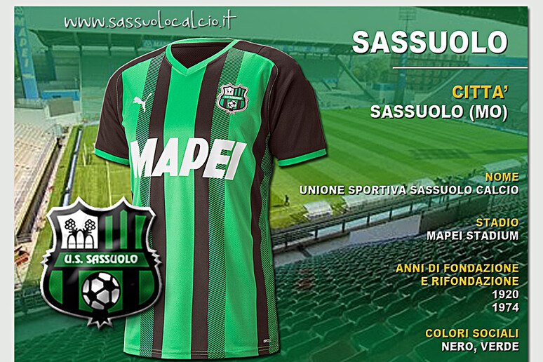 Sassuolo Logo squadre - RIPRODUZIONE RISERVATA