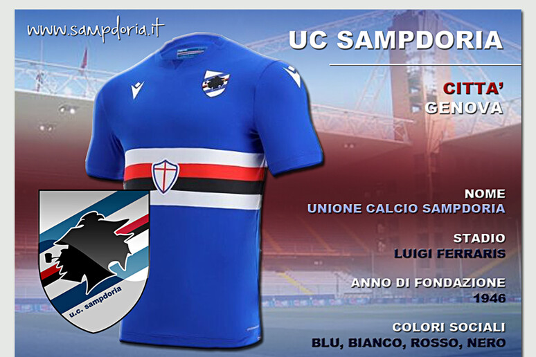 Sampdoria Logo squadre - RIPRODUZIONE RISERVATA