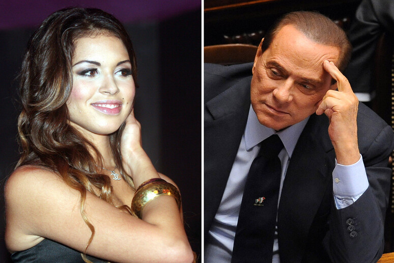 Karima "Ruby" El Mahroug e Silvio Berlusconi - RIPRODUZIONE RISERVATA