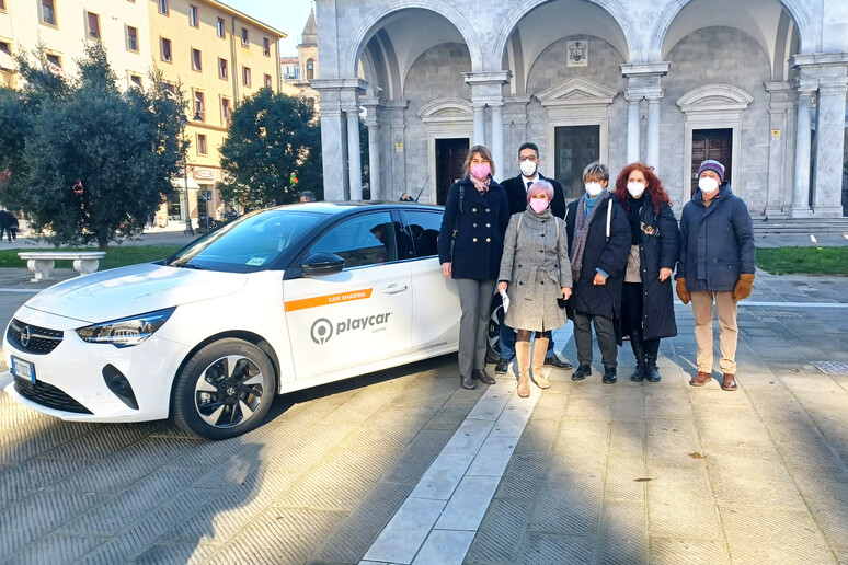 A Livorno nuovo car-sharing Playcar con vetture solo elettriche © ANSA/Comune Livorno