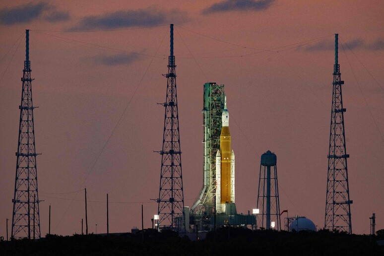 Il lanciatore Sls della missione Artemis (fonte: NASA) © ANSA/AFP