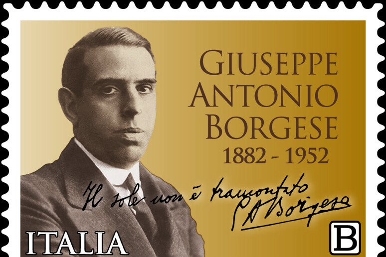 Un francobollo per lo scrittore Giuseppe Antonio Borgese - RIPRODUZIONE RISERVATA