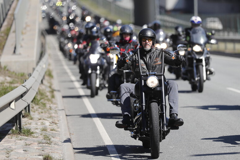Motorcycling season opening in Riga © ANSA/EPA