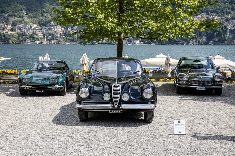 Villa d 	'Este Style One Lake One Car, Alfa Romeo protagonista - RIPRODUZIONE RISERVATA