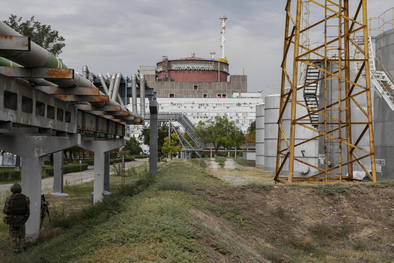La centrale nucleare di Zaporizhia © ANSA/EPA
