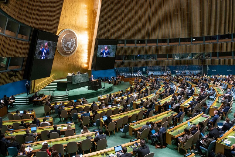 L 'Assemblea dell 'Onu © ANSA/Getty Images via AFP