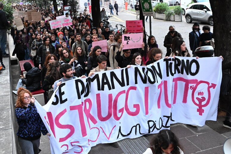 Manifestazione per Giulia Cecchettin a Roma - RIPRODUZIONE RISERVATA
