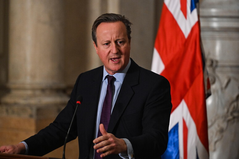 Il ministro degli Esteri britannico, David Cameron © ANSA/EPA